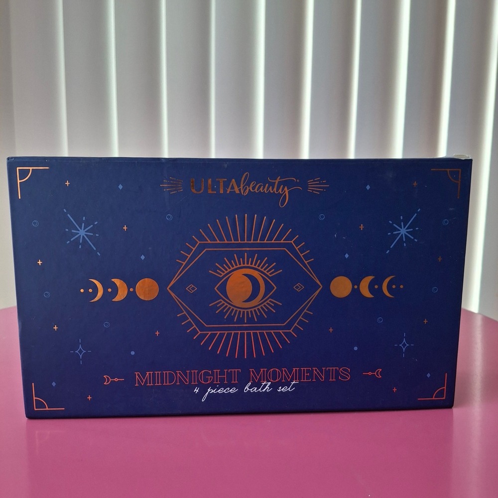 Ulta Beauty Midnight Moments 4 Piece Bath Gift Set Box Body Wash Lotion Soap - Picture 2 of 8